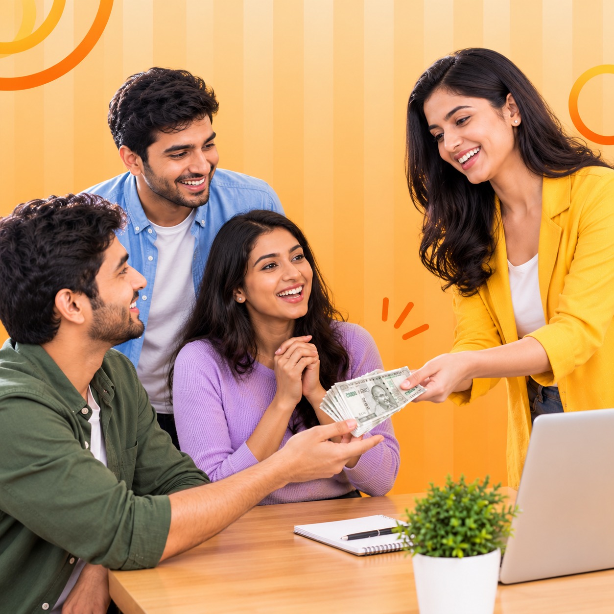 Happy family enjoying instant loan approvals from Trust Paisa